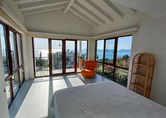 Brise Marine - With Sea View In Faralya 别墅 费特希耶